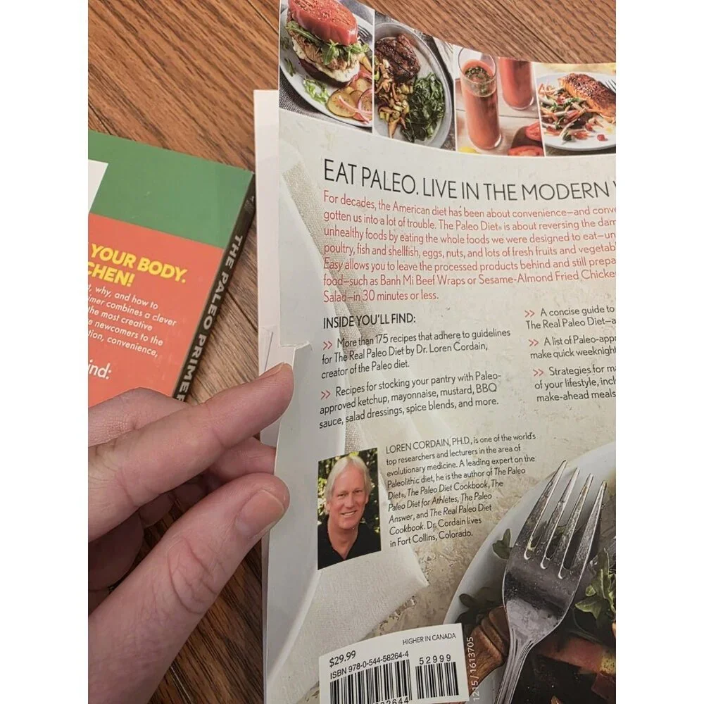 Lot of 2 Paleo Diet Books The Paleo Primer, Real Paleo‎ Fast & Easy Paperback